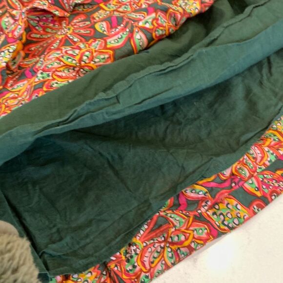 J. Crew 100% Cotton Tie Back Muted Multicolor Floral Sleeveless maxi Dress Sz 8 - Picture 10 of 11